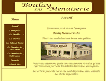 Tablet Screenshot of boulay-menuiserie-sas.fr